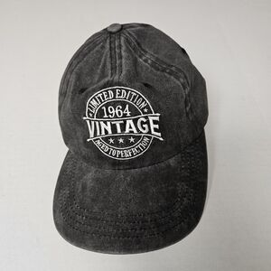 Vintage 1964 Dark Grey Hat‎